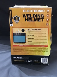 Bossweld X-Sight Series Electronic Welding Helmet (Carbon)- Refurb