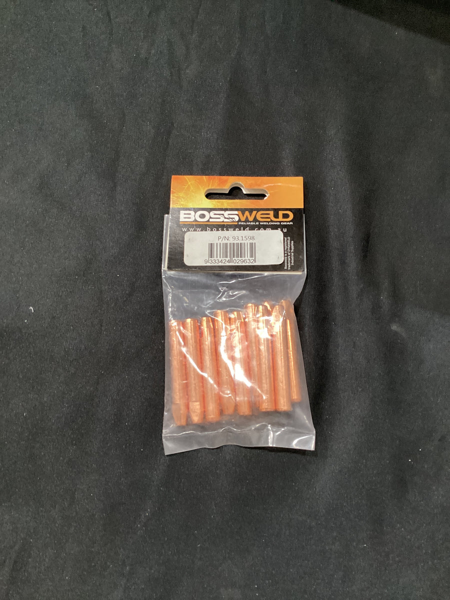 Bossweld Bernard Style Contact Tip Long 1.4mm (Pkt 10)