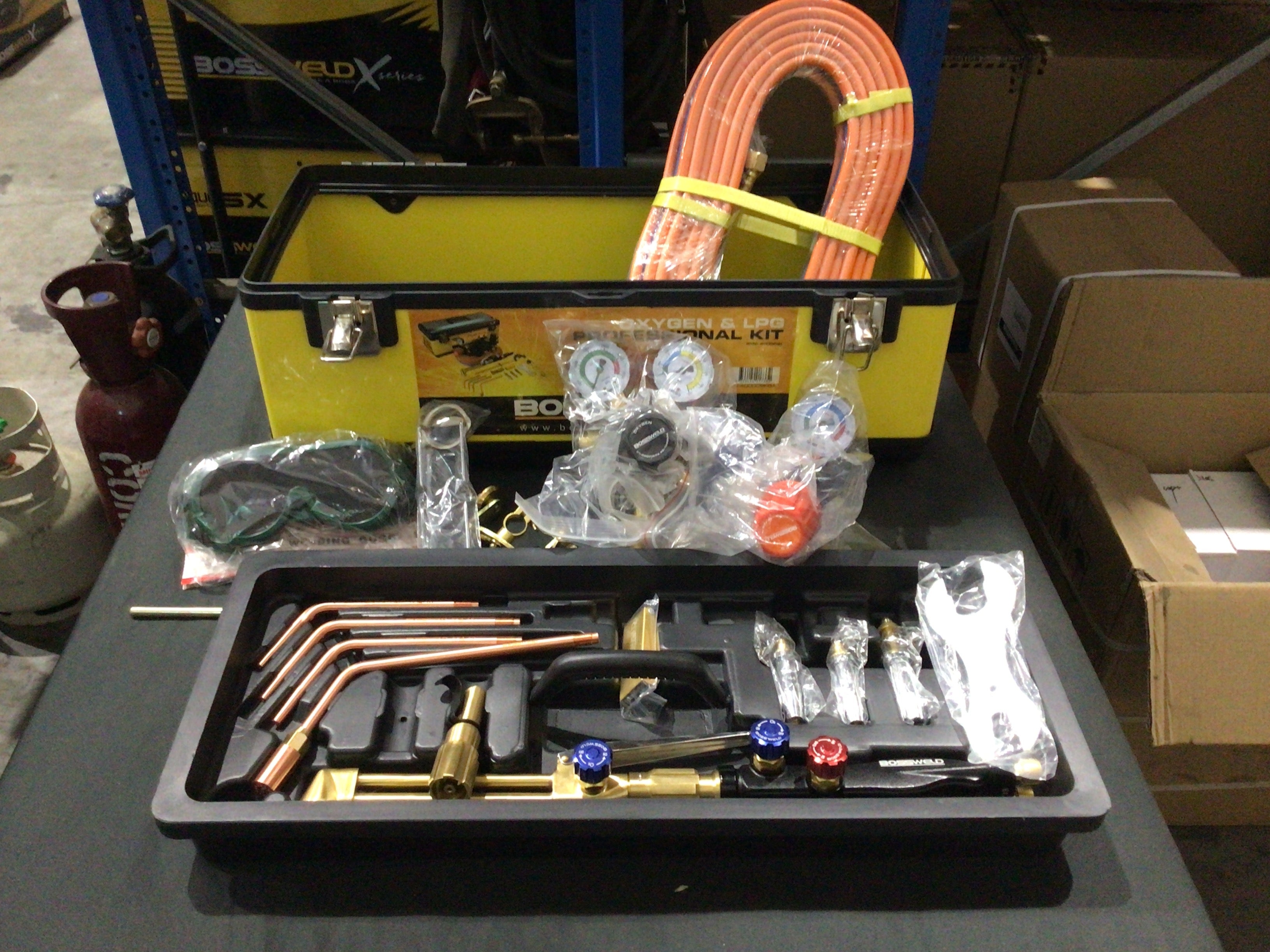 Bossweld Oxygen/LPG Professional Gas Kit