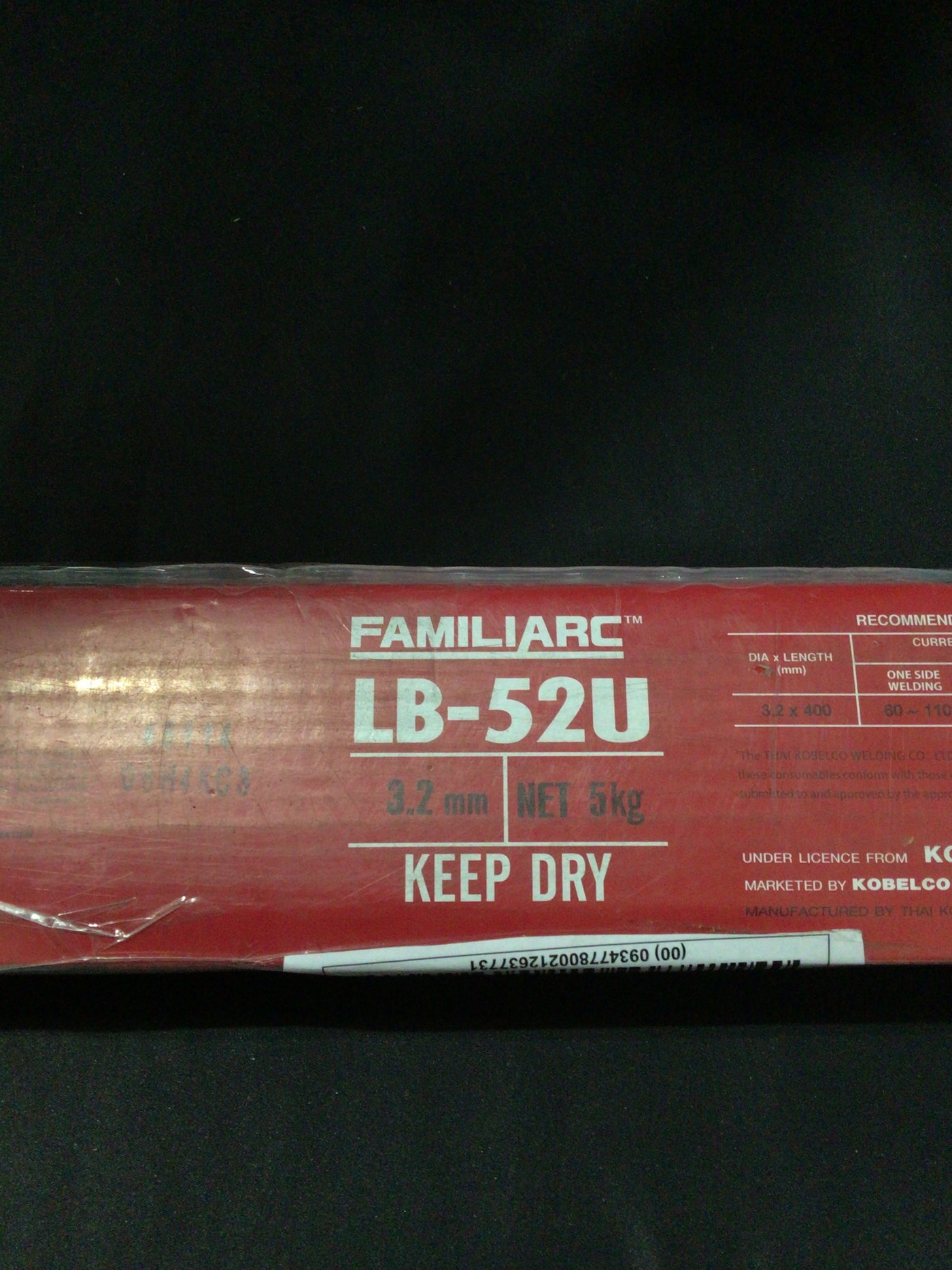 Kobe LB52-U Hydrogen Controlled Electrodes 3.2mm · Welding Marketplace