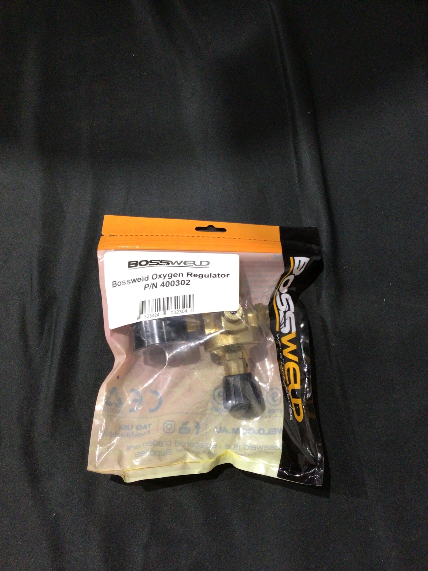 Bossweld Oxygen Regulator with M12x1mm Connection for Brazen 3000