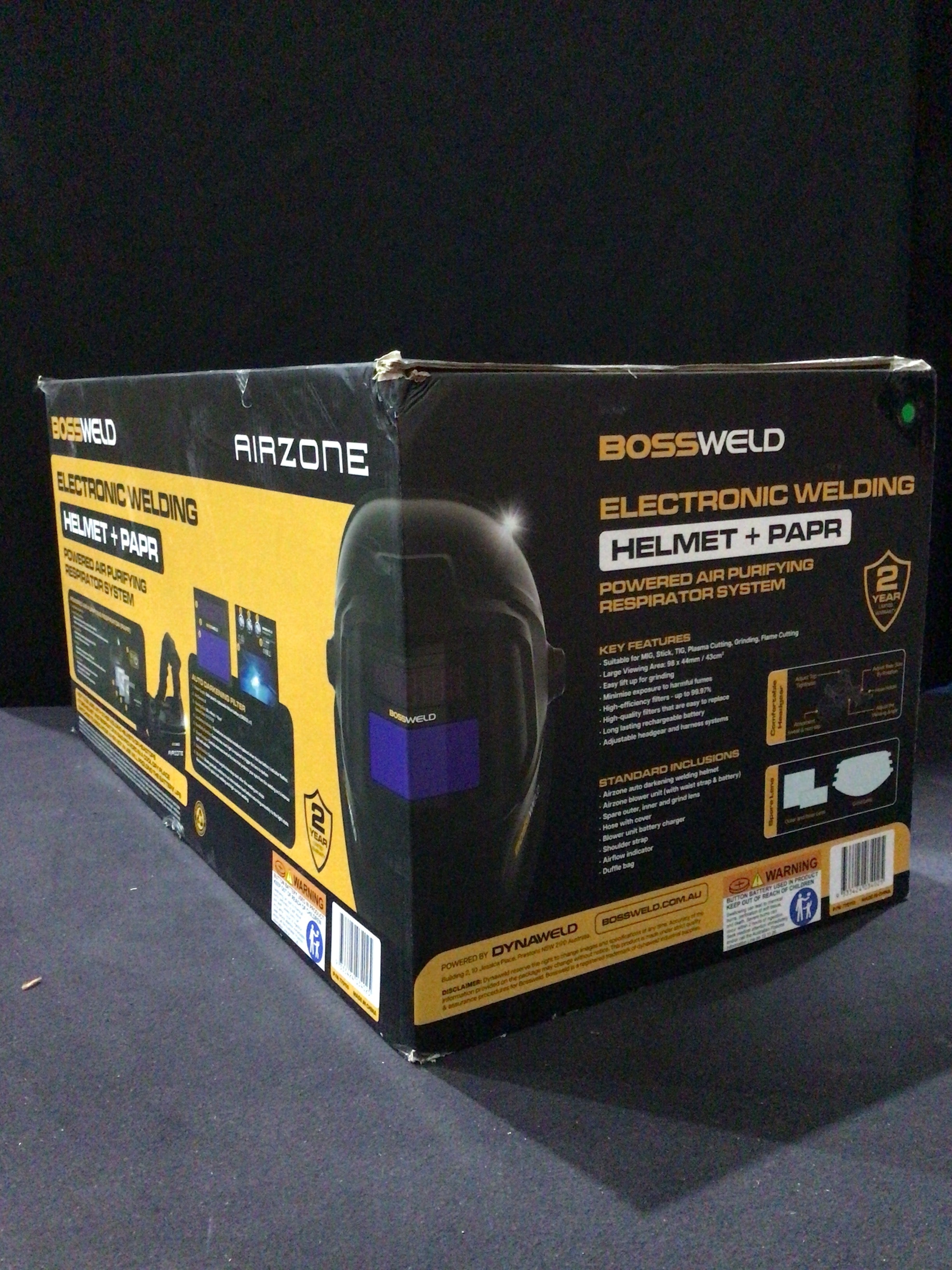 Bossweld Airzone Welding Helmet and PAPR - Near New