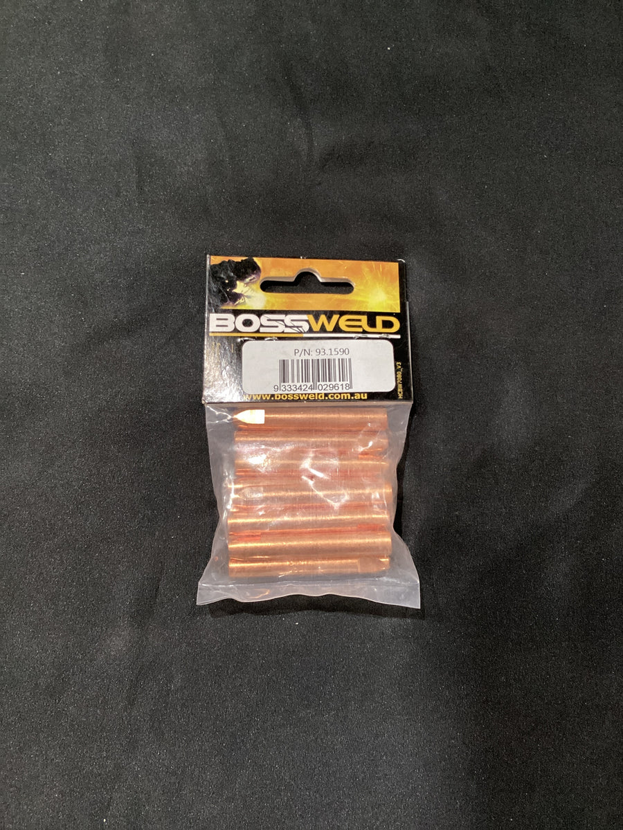 Bossweld Bernard Style Contact Tip Long 1.2mm (Pkt 10)