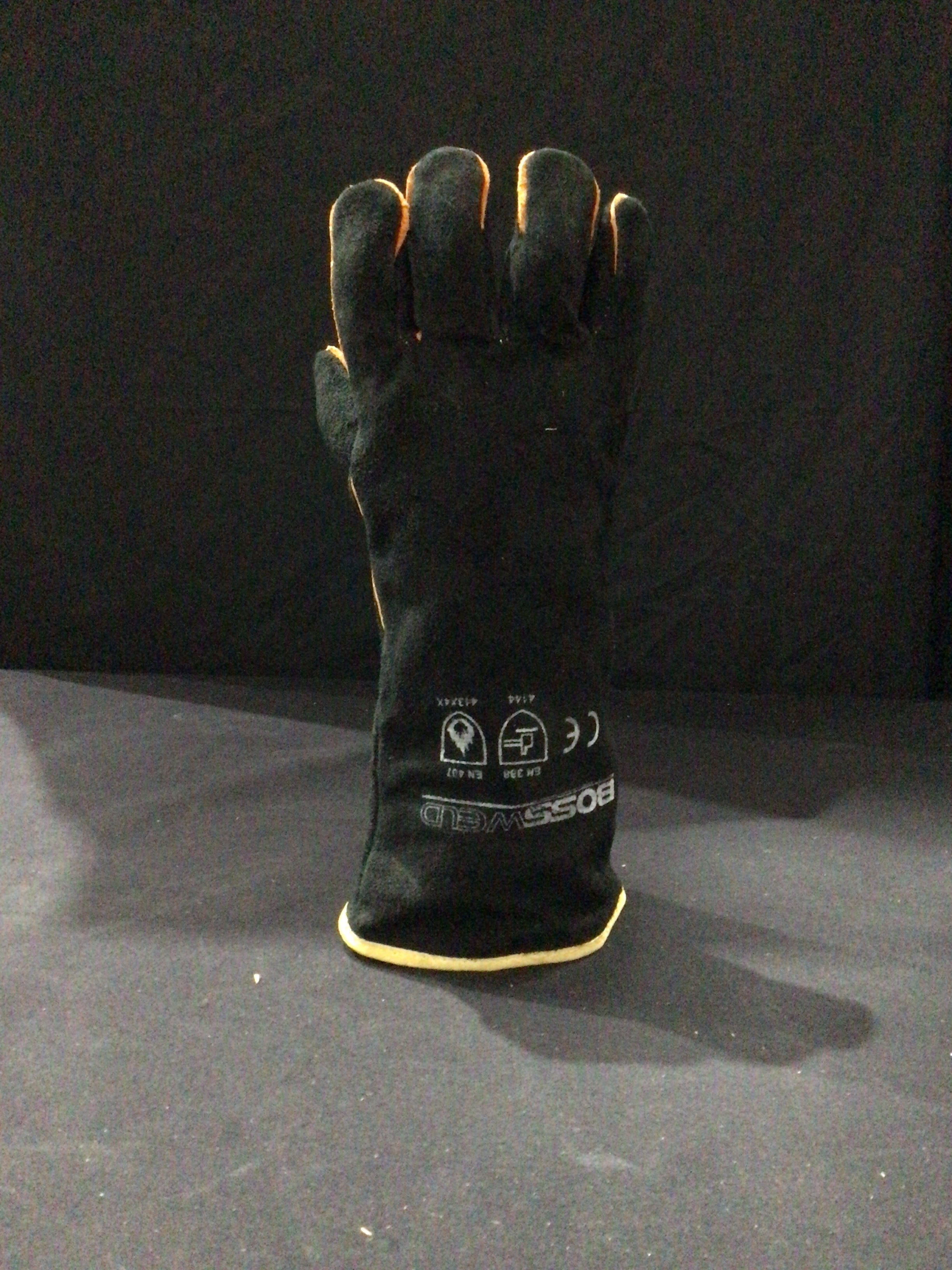 Bossweld 16" Black & Gold Welding Glove