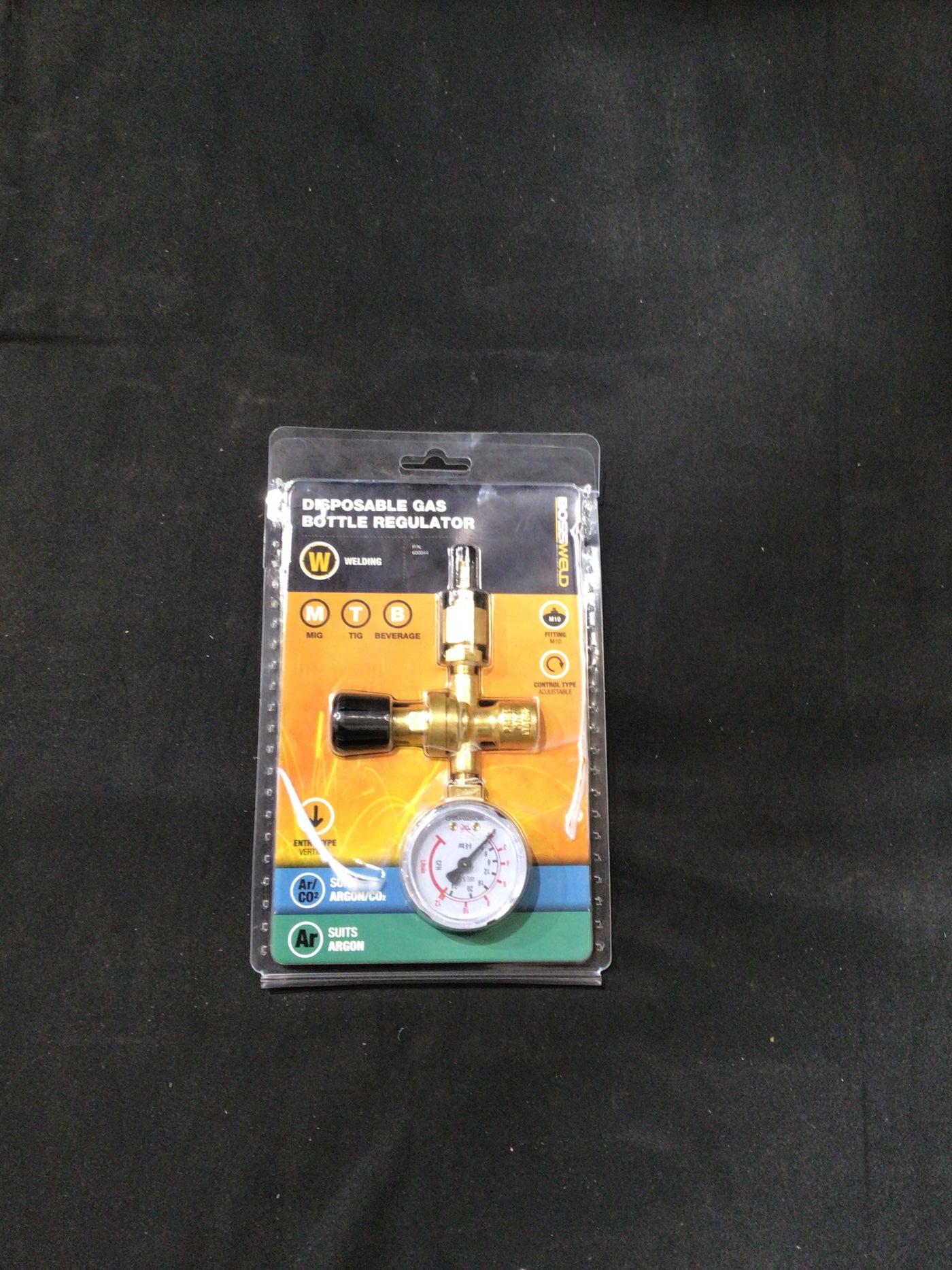 Bossweld Regulator with Gauge (Disposable Bottle)
