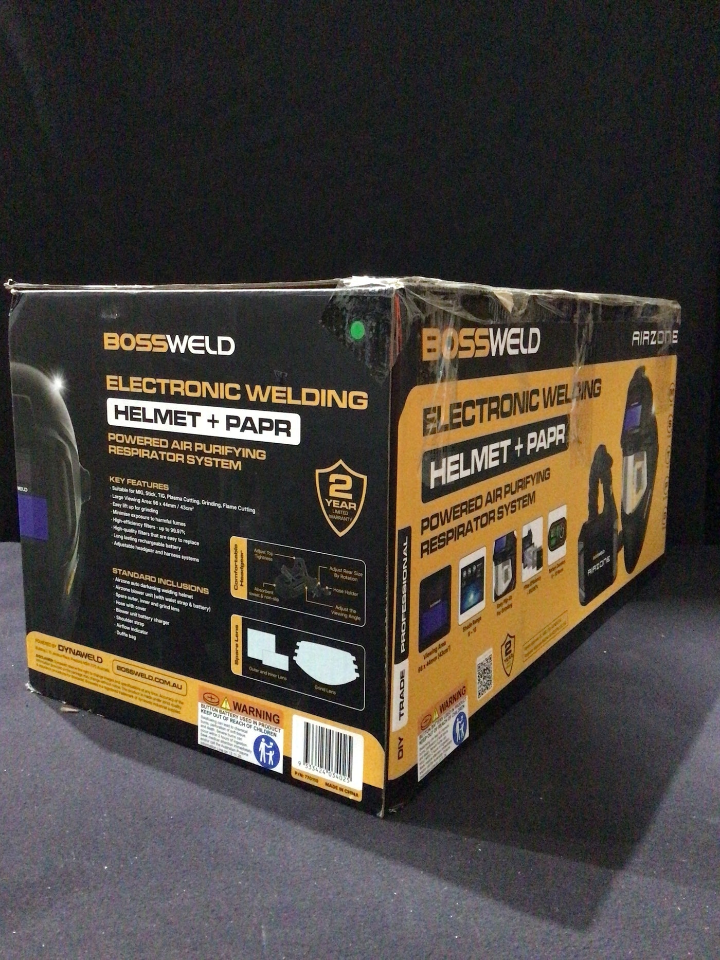 Bossweld Airzone Welding Helmet and PAPR - Near New