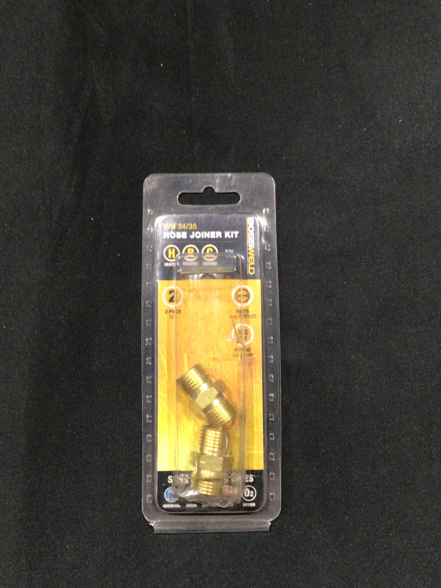 Bossweld Screw on Hose Joiners (Hose Joiner Kit, Oxygen/Acetylene, 1)