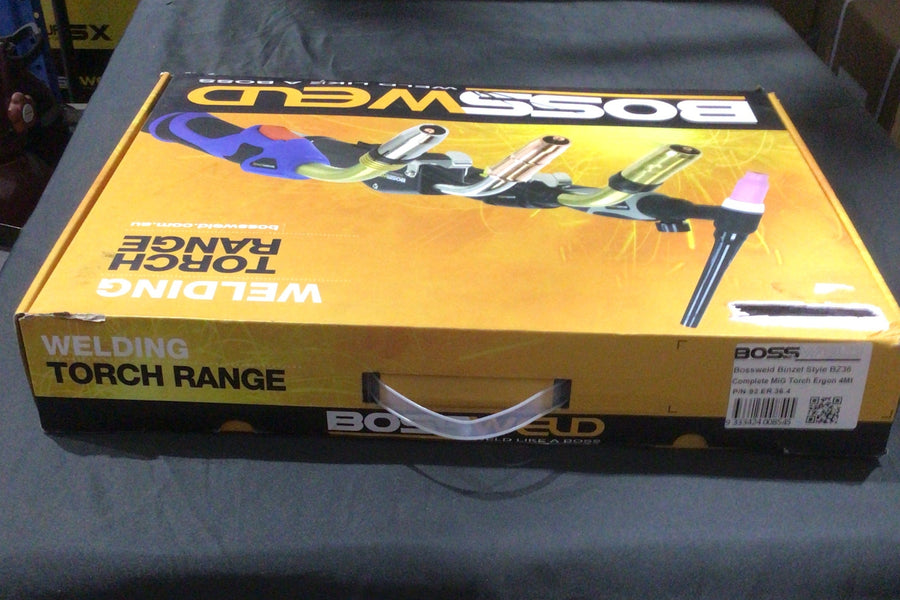 Bossweld Binzel Style BZ36 Complete MIG Torch Ergon 4Mt