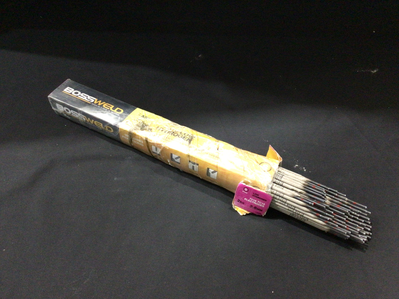 Bossweld TC16 Hydrogen Controlled Electrodes Kg Pack (2 Kg, 2.6mm) Re-take