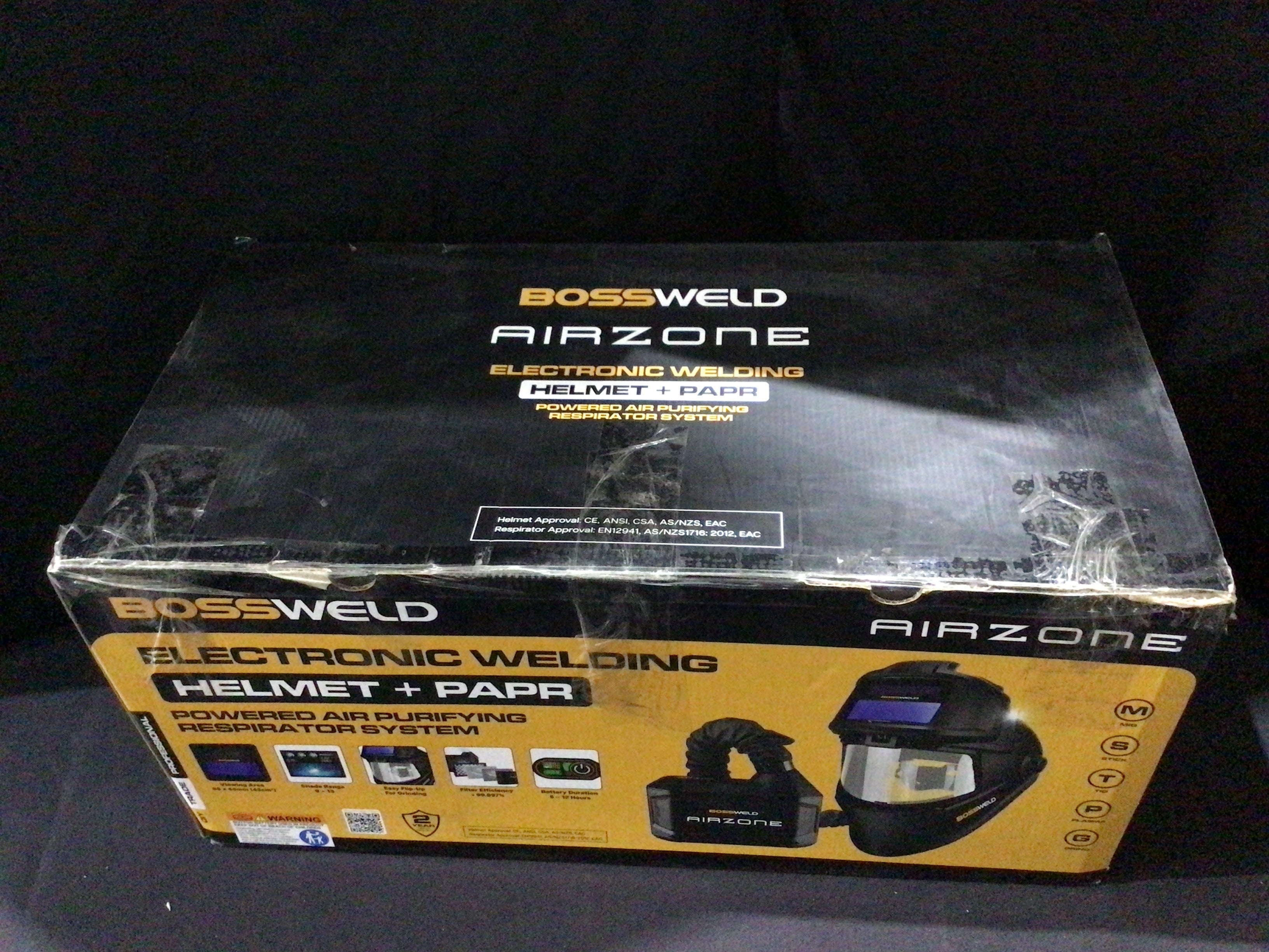 Bossweld Airzone Welding Helmet and PAPR - Near New