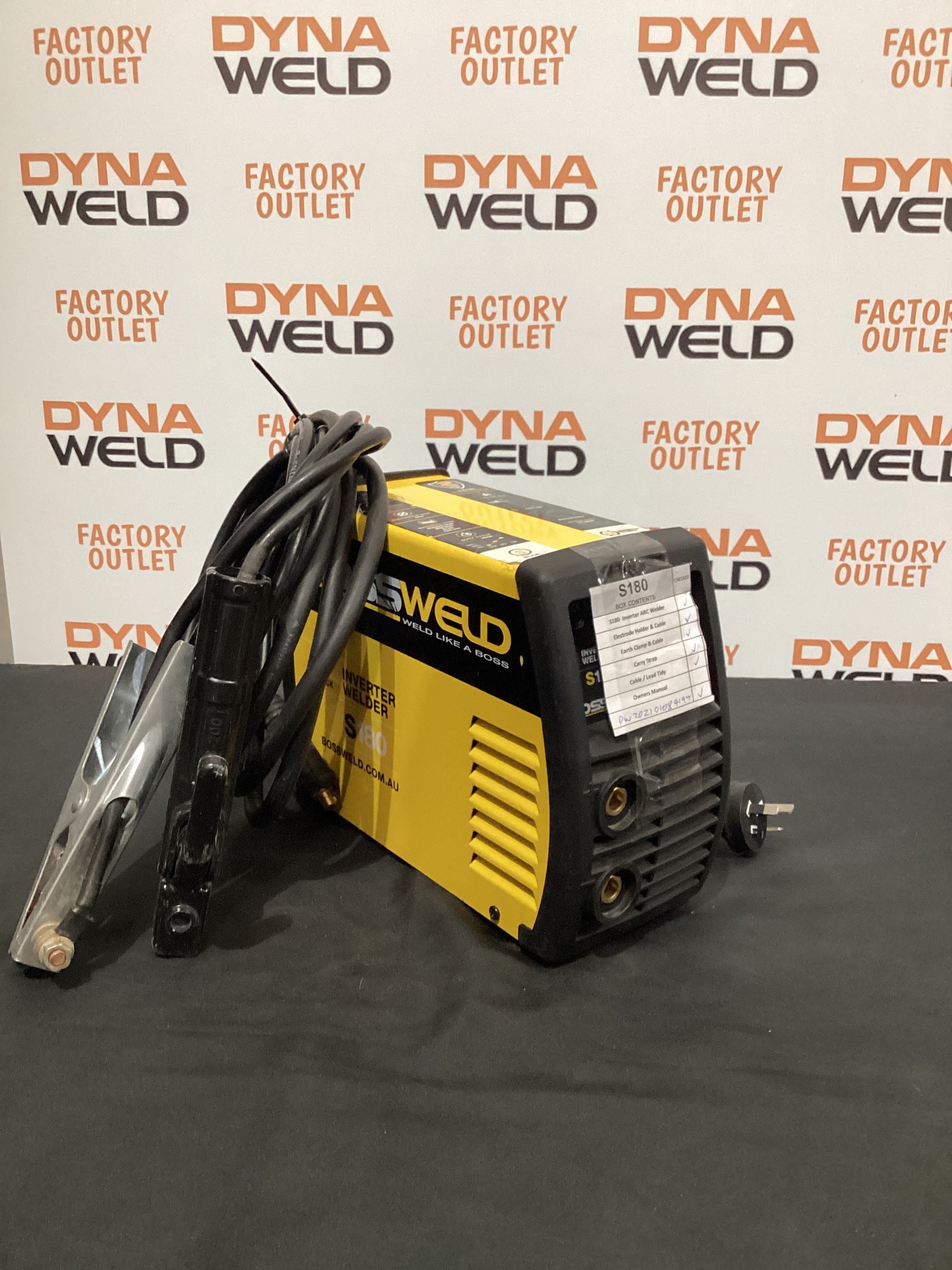 Bossweld S-180 Inverter Arc Welder 240V 15A Refurb