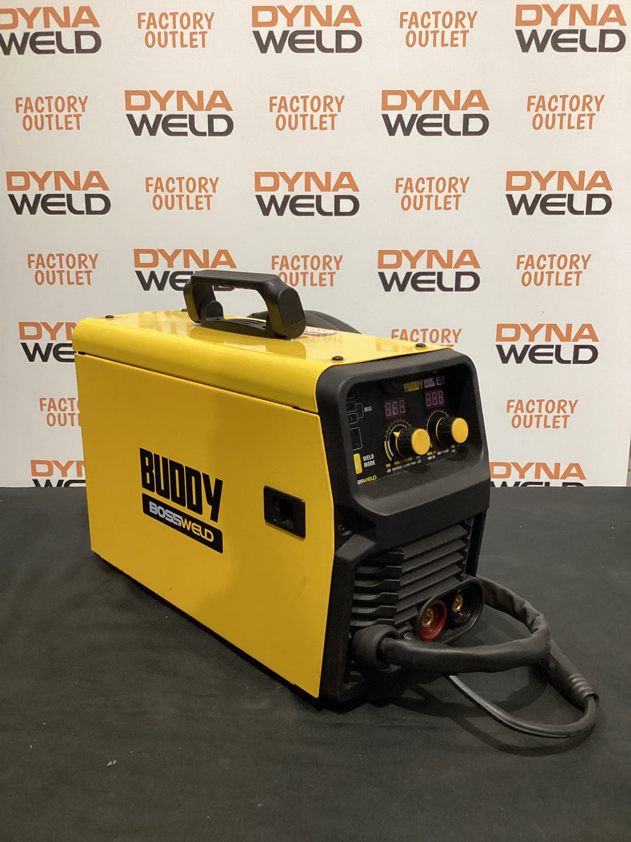 Bossweld Buddy MIG 150 Gas/Gasless Synergic MIG Inverter Welder - Refurb
