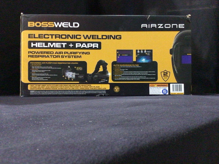 Bossweld Airzone Welding Helmet and PAPR - Near New