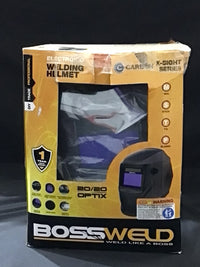 Bossweld X-Sight Series Electronic Welding Helmet (Carbon)- Refurb