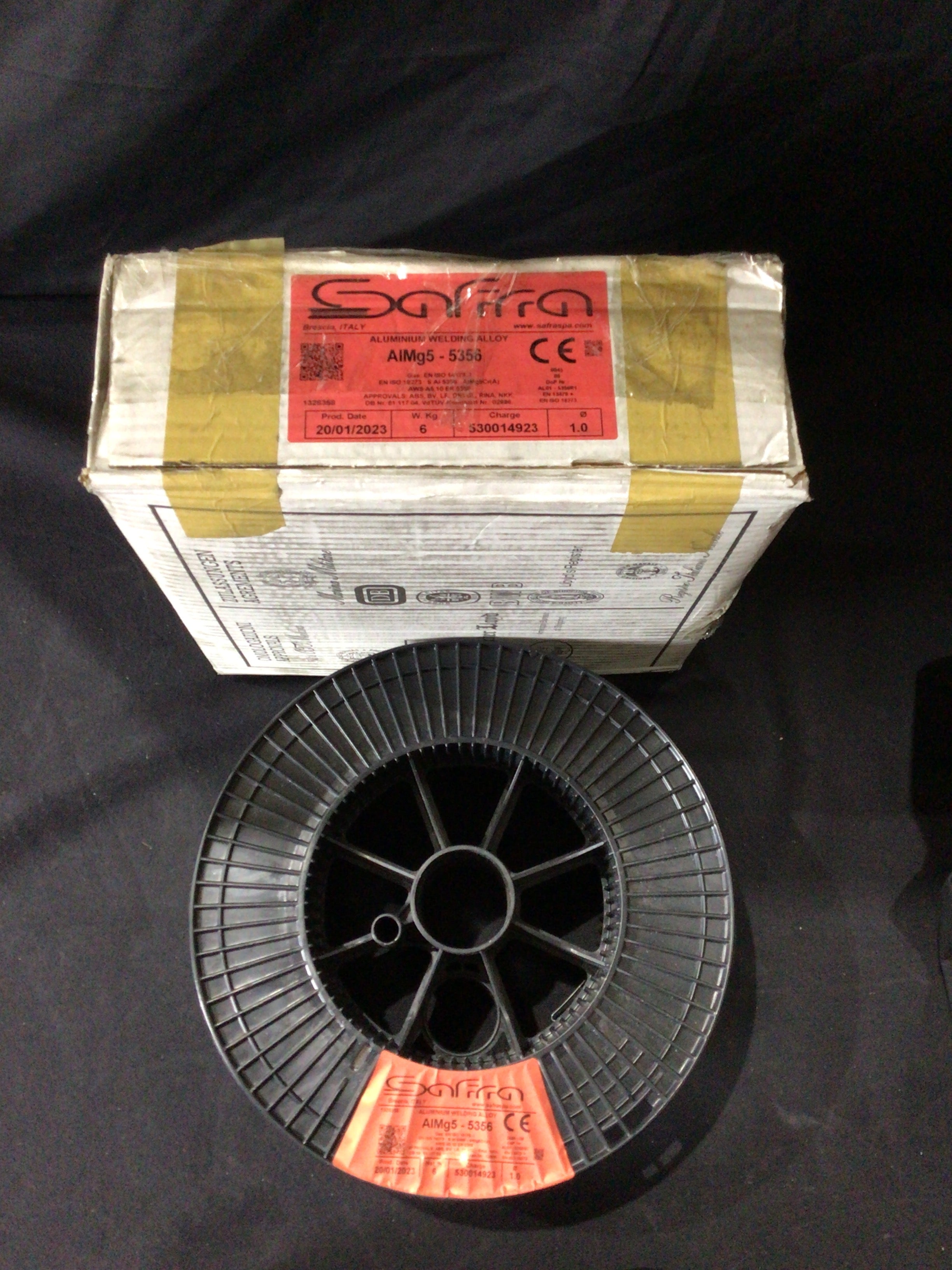 Safra 5356 Aluminium MIG Wire - 6KG Spool - 2 Good to Bin.
