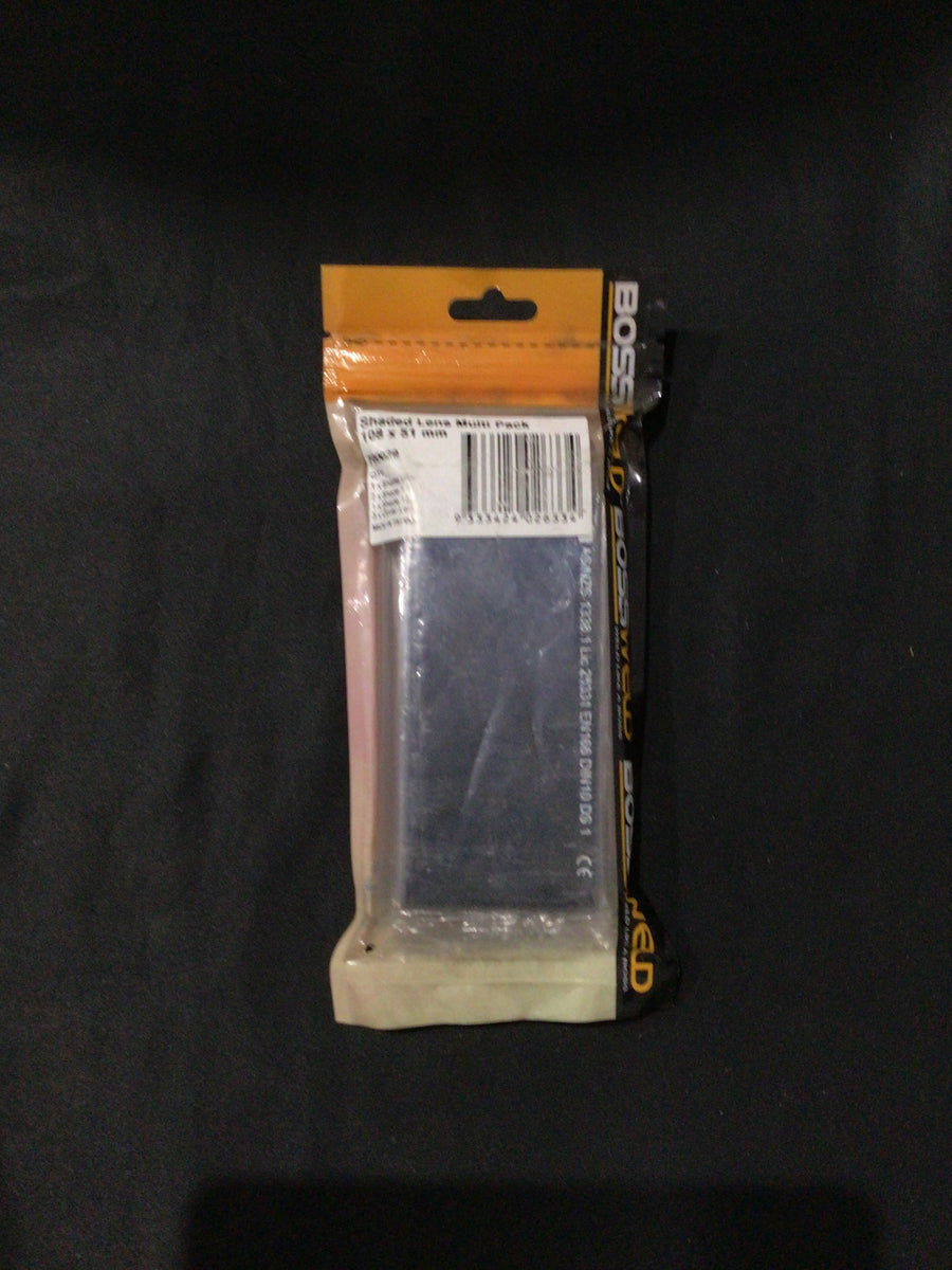 Bossweld 108 x 51mm Shaded Lens Multi Pack