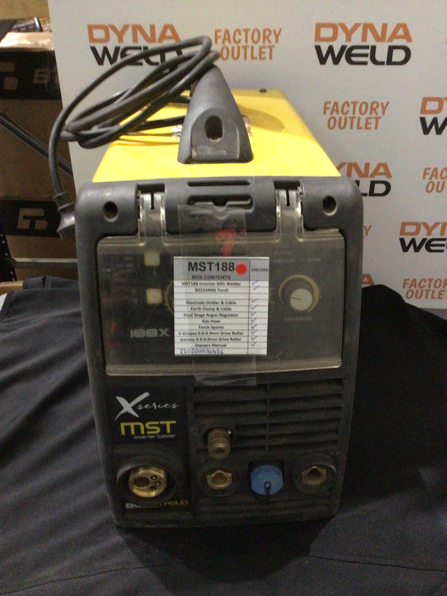 Bossweld X-Series MST 188X 240V 10A Welder 2 Good 2 Bin