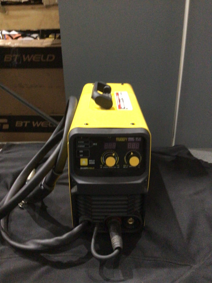 Bossweld Buddy MIG 150 Gas/Gasless Synergic MIG Inverter Welder  240V 10A- Near New