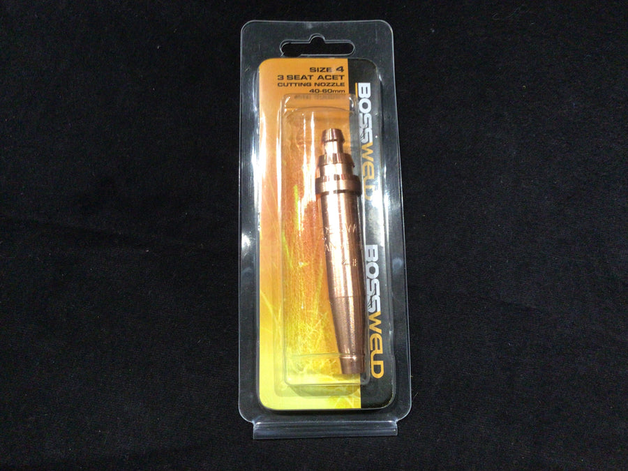 Bossweld Oxygen/Acetylene 3 Seat Cutting Nozzle