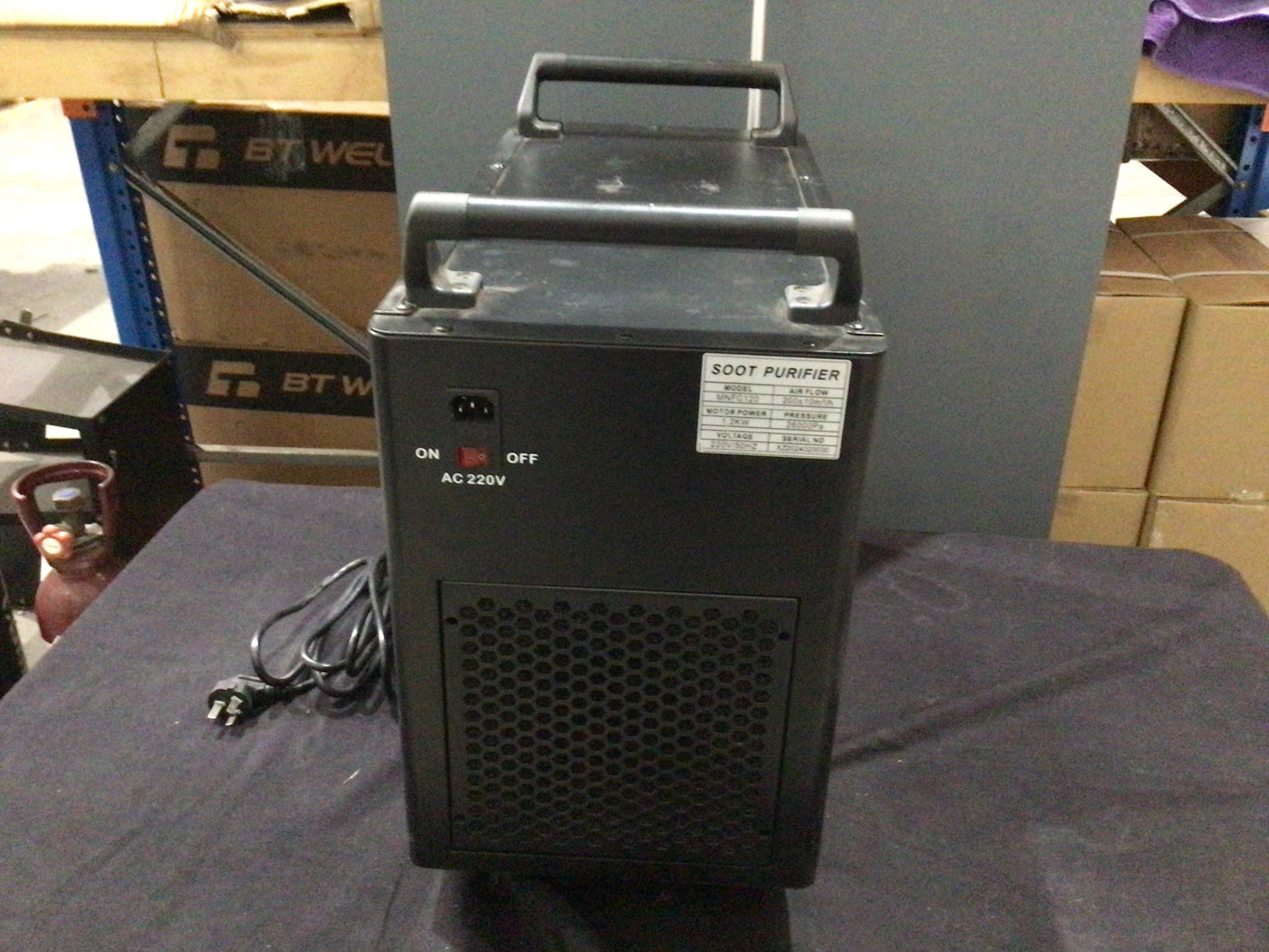 Inwelt Portable Soldering Fume Purifier Dust Welding Fume Extraction Machine - 2 Good 2 Bin