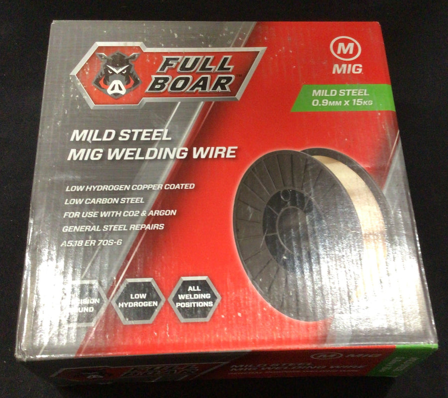 Full Boar 0.9mm x 15kg Mild Steel MIG Wire