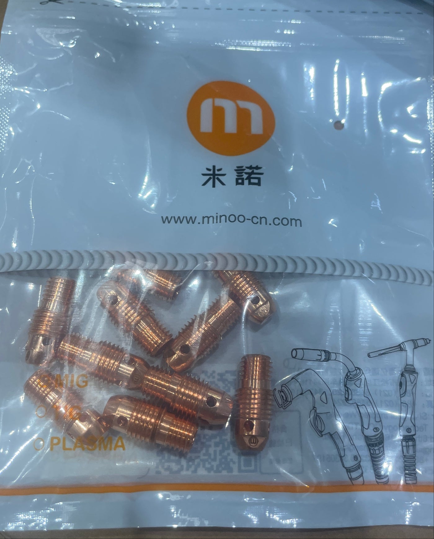 Collet Body 1mm, suits: 9, 20 & 25 Torch