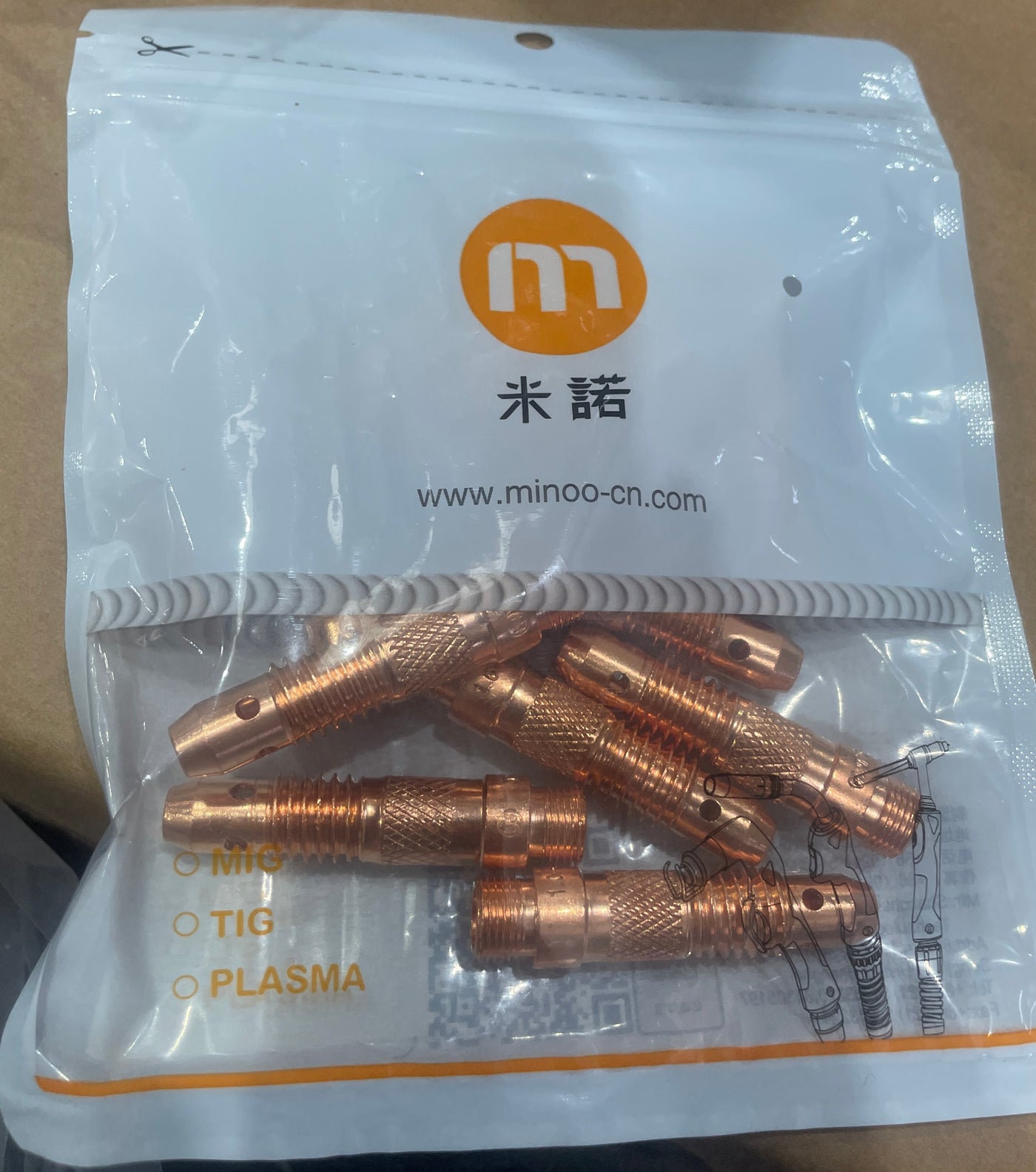 Collet Body 1.0mm, suits: 17, 18 & 26 Torch