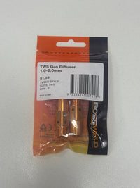 Bossweld Tweco 5 Style Gas Diffuser (1.6 - 2.4mm) (Pkt 2)